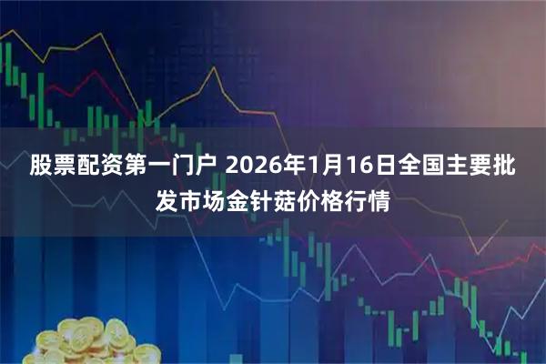 股票配资第一门户 2026年1月16日全国主要批发市场金针菇价格行情